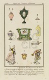 Pochoir print or fashion plate...
