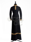 Evening suit of black cashmere...