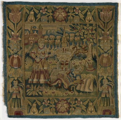 Pyramus and Thisbe Wool tapestry...