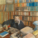 Portrait of Edmond Duranty - Degas, Edgar Hilaire Germain - 35.232